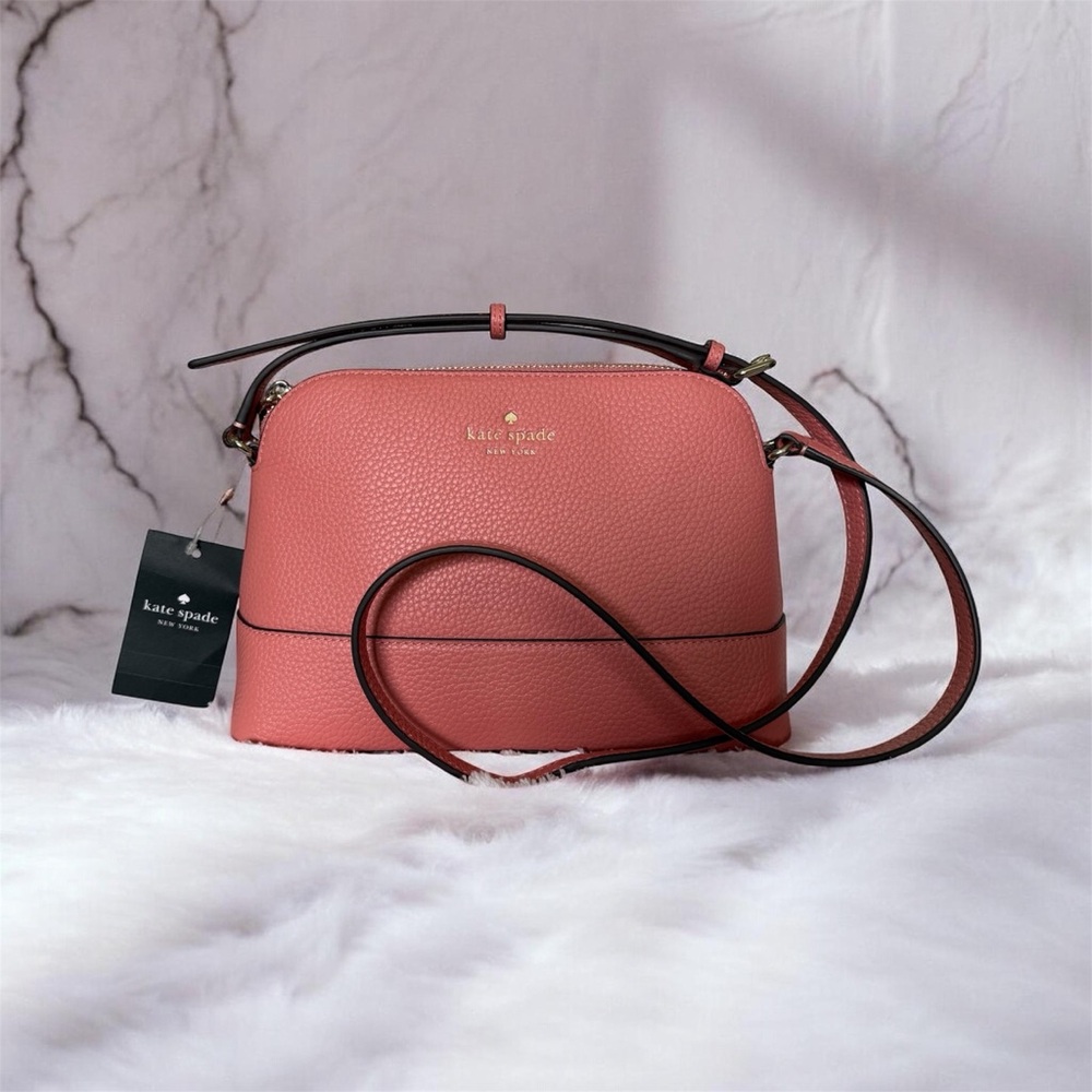 Kate Spade Southport Ave Hanna TerraCotta Pebbled Leather Crossbody